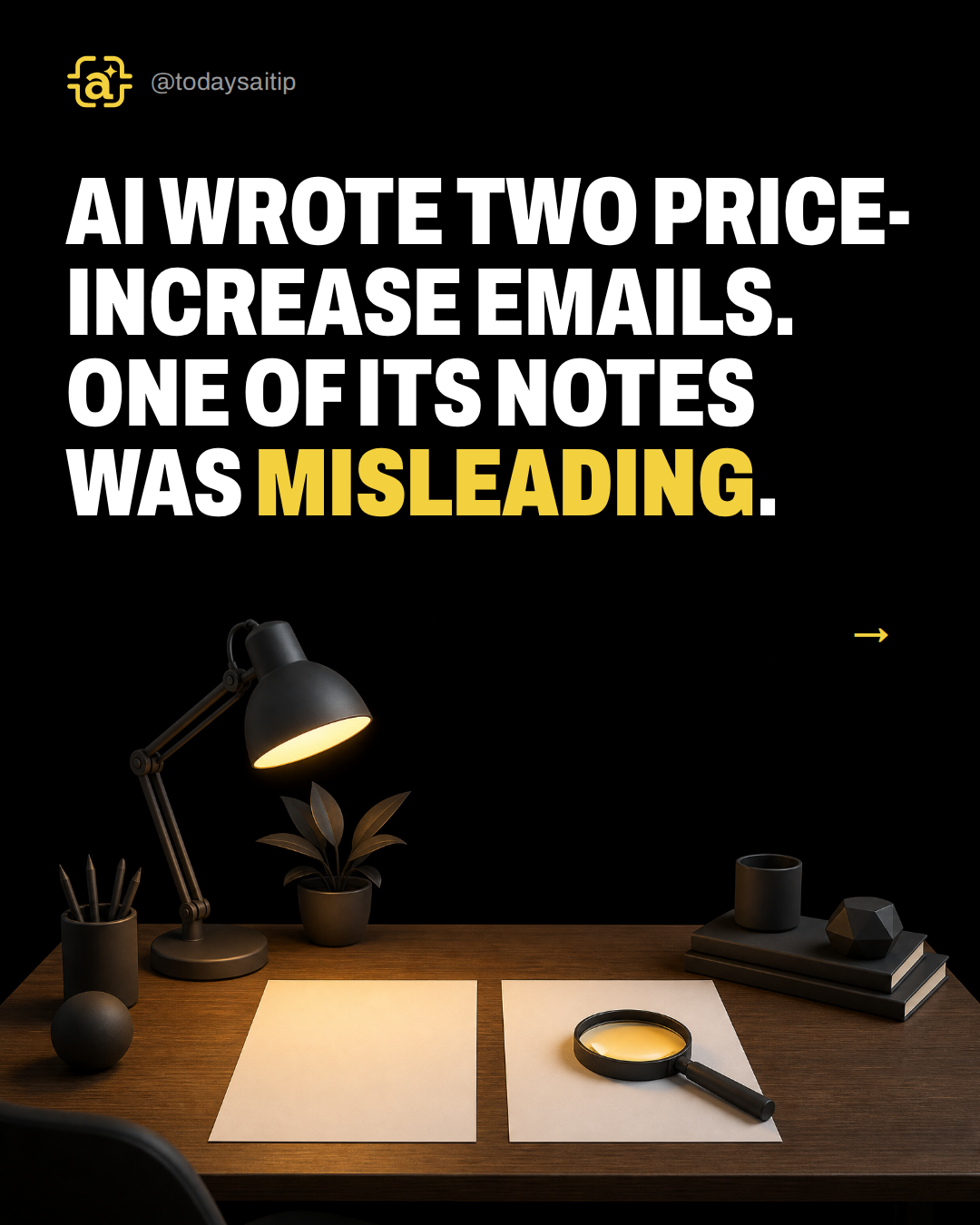 AI wrote two price-increase emails. One of its notes was misleading.