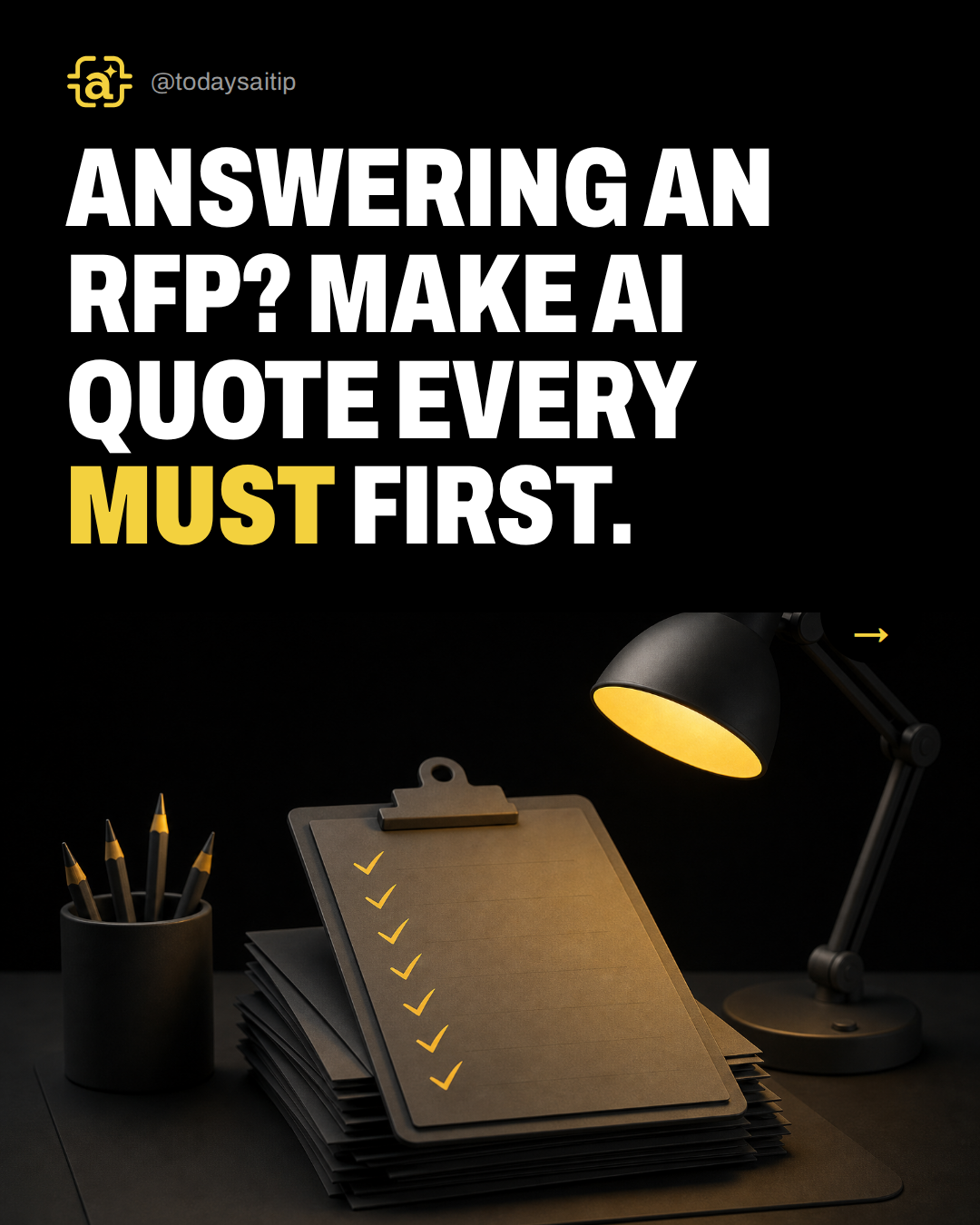 Answering an RFP? Make AI quote every must first.