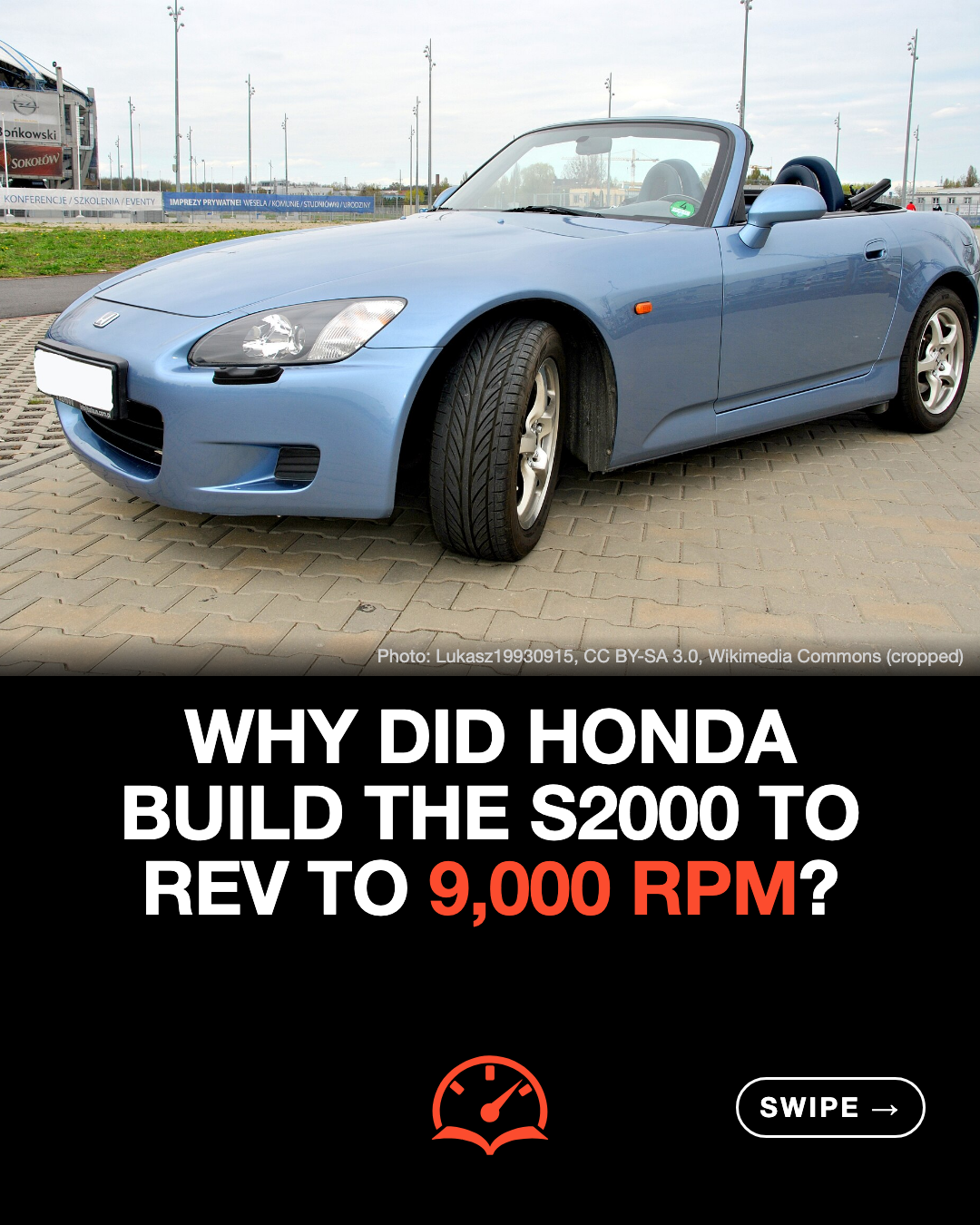 Why did Honda build the S2000 to rev to 9,000 rpm?