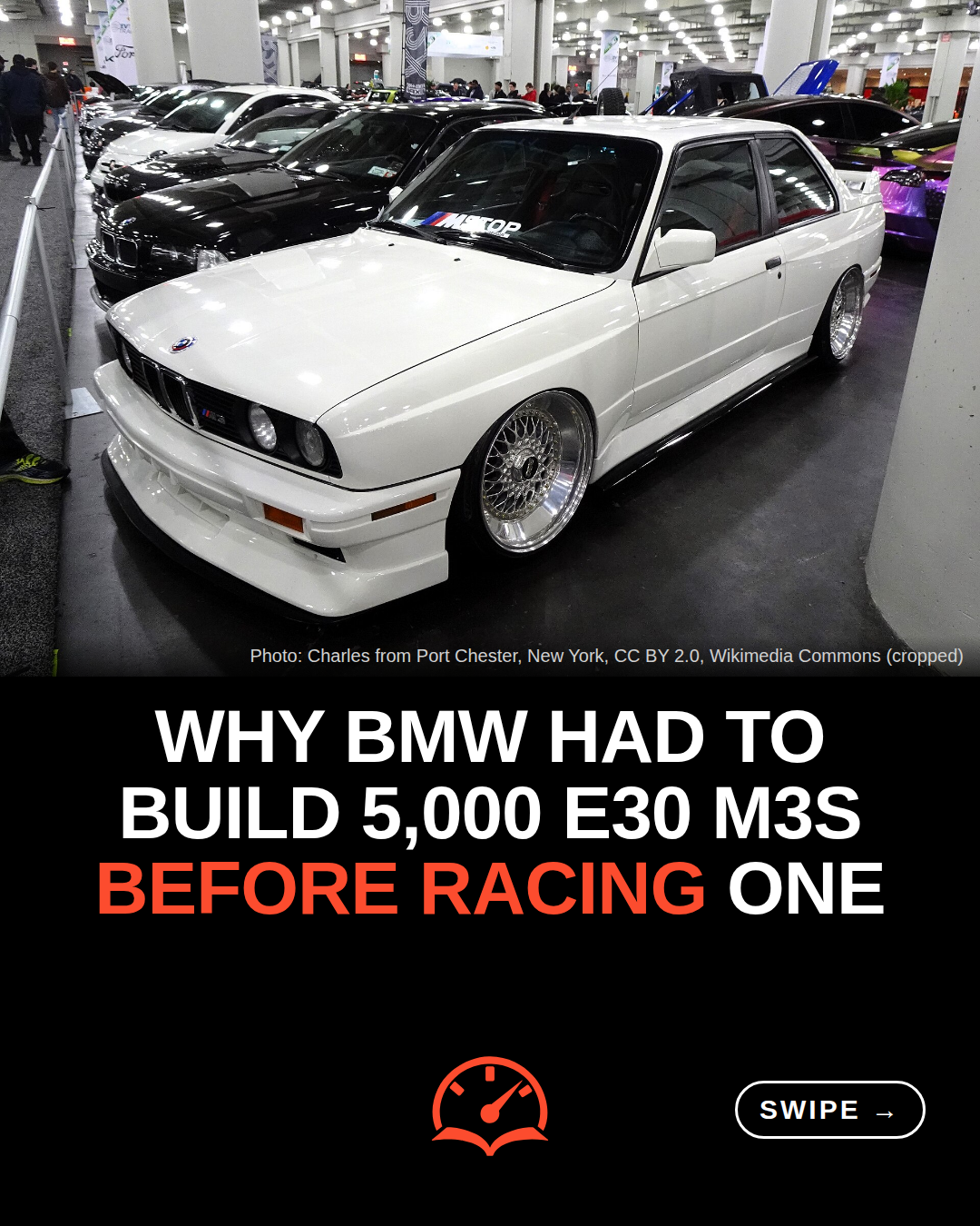 Why BMW had to build 5,000 E30 M3s before racing one