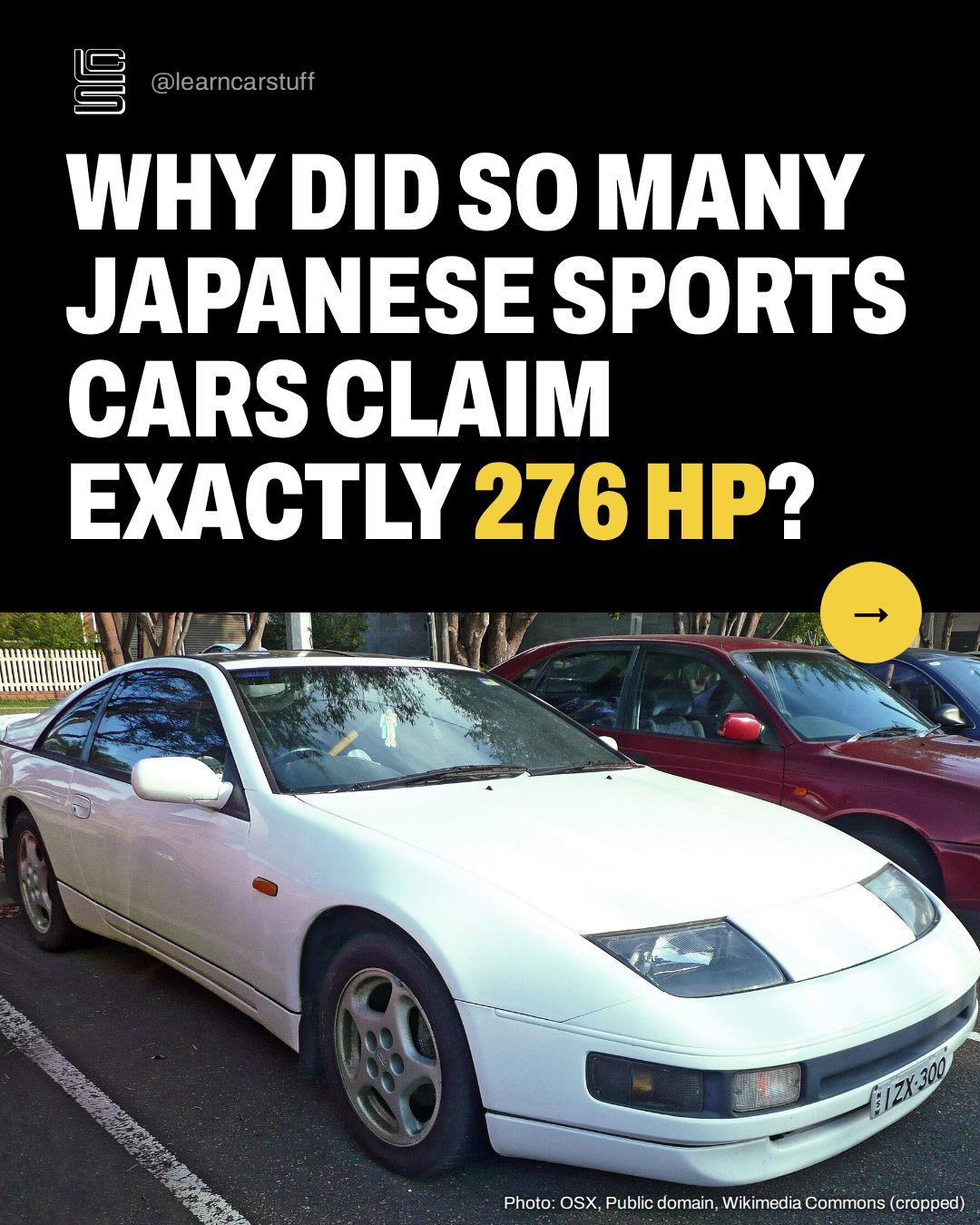 Why did so many Japanese sports cars claim exactly 276 hp?